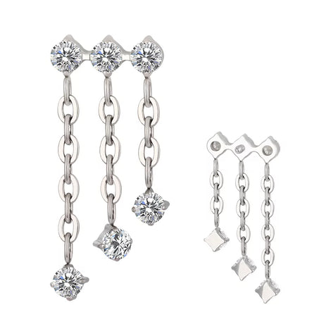 Titaanist kolmekordne rõngas Chian Dongle