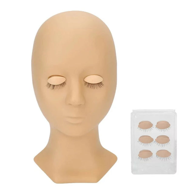 Training Manequinn Head With Removable Eyelids - BVShop
