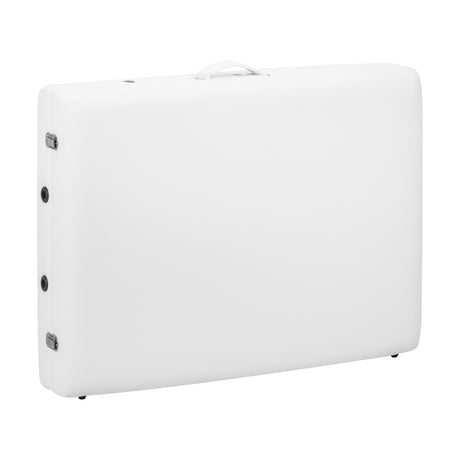 WOODEN FOLDING MASSAGE TABLE COMFORT ACTIV FIZJO LUX 2-SECTIONS 190X70 WHITE - BVShop