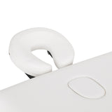 WOODEN FOLDING TABLE FOR MASSAGE COMFORT ACTIVFIZJO LUX 3 SECTIONS 190X70 WHITE - BVShop