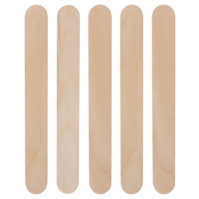 Wooden Spatulas 100pcs - BVShop