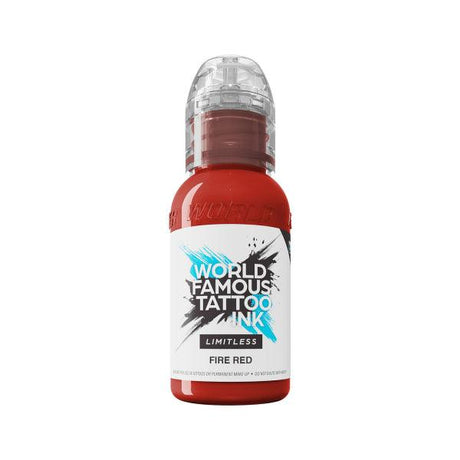 World Famous Limitless Tattoo Ink Fire Red 30ml - BVShop
